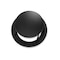 Alpine Industries 32 Gal Trash Can, Black, Steel, 19.69 in W/Dia ALP4400-01-RB - alternate 2